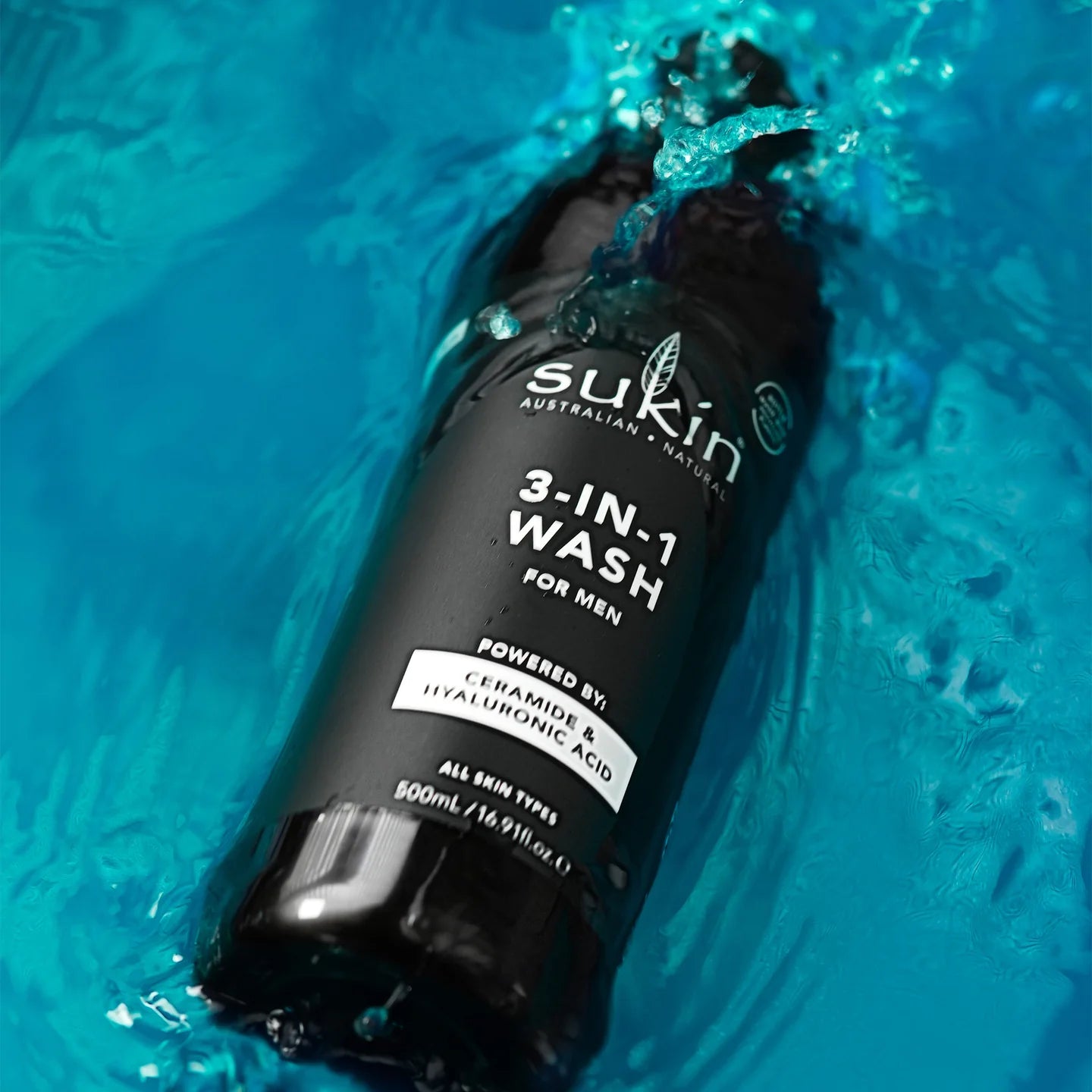 Sukin Men's 3-in-1 Wash 16.91 fl. oz.