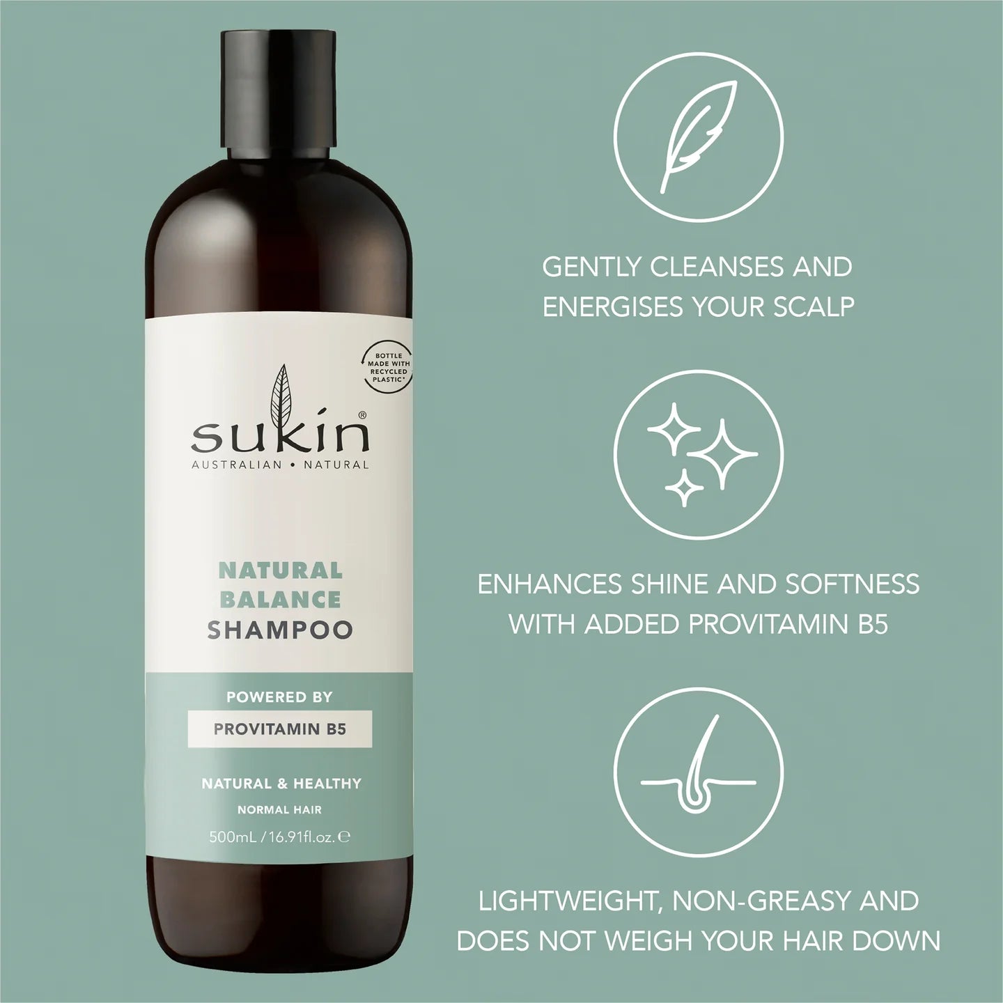 Sukin NATURAL BALANCE SHAMPOO | 500 mL