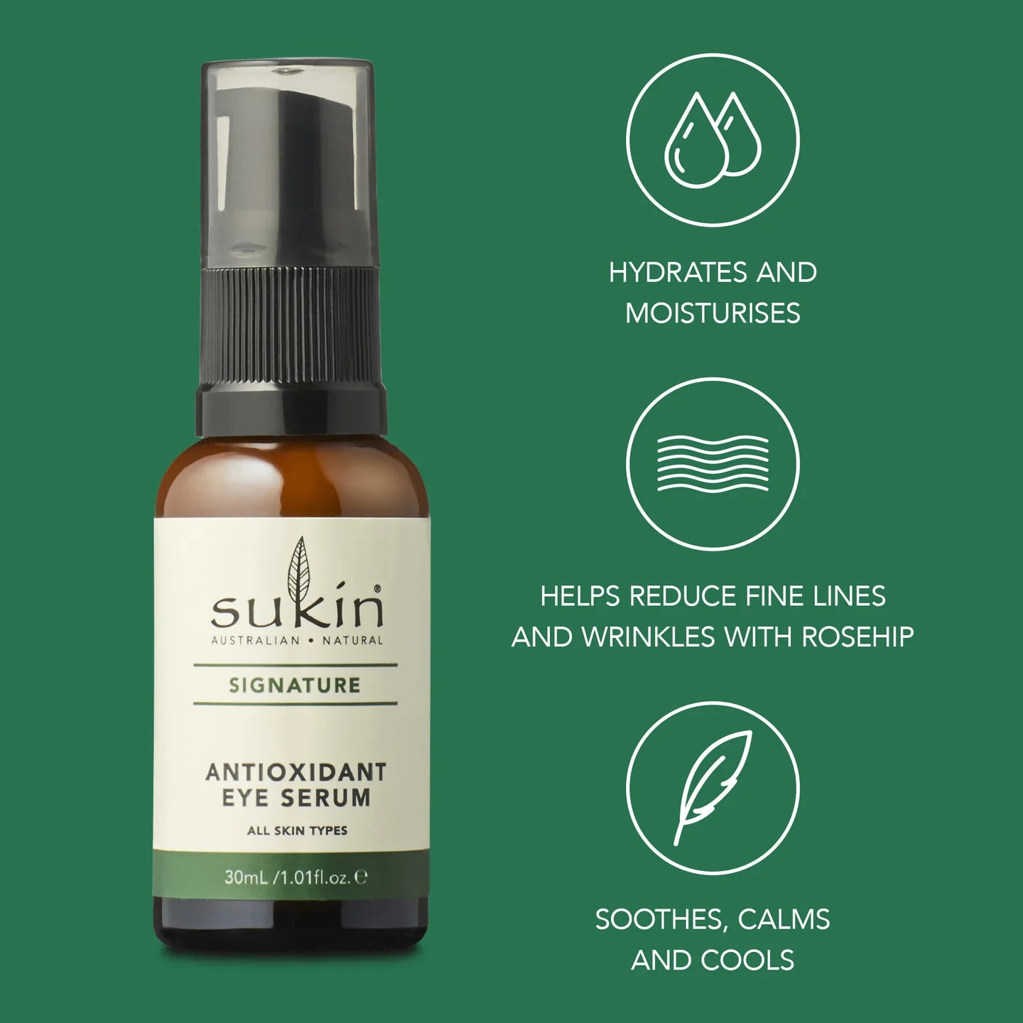 SUKIN ANTIOXIDANT EYE SERUM | SIGNATURE | 30 mL